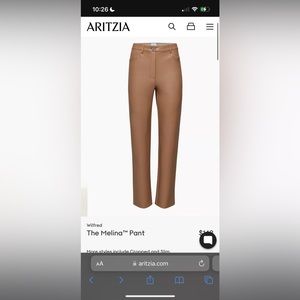 NWT Aritzia Melina Pants Size 12